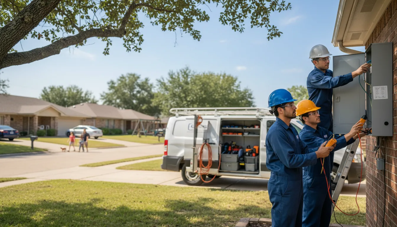 Certified electrician providing emergency electrical services in Robesonia, PA